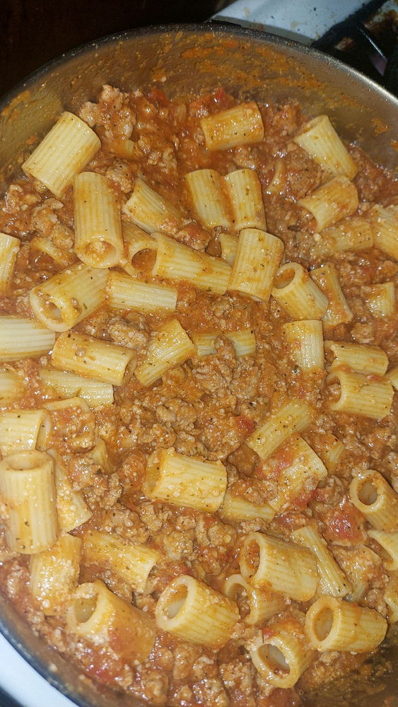 Wild boar and ground duck ragu