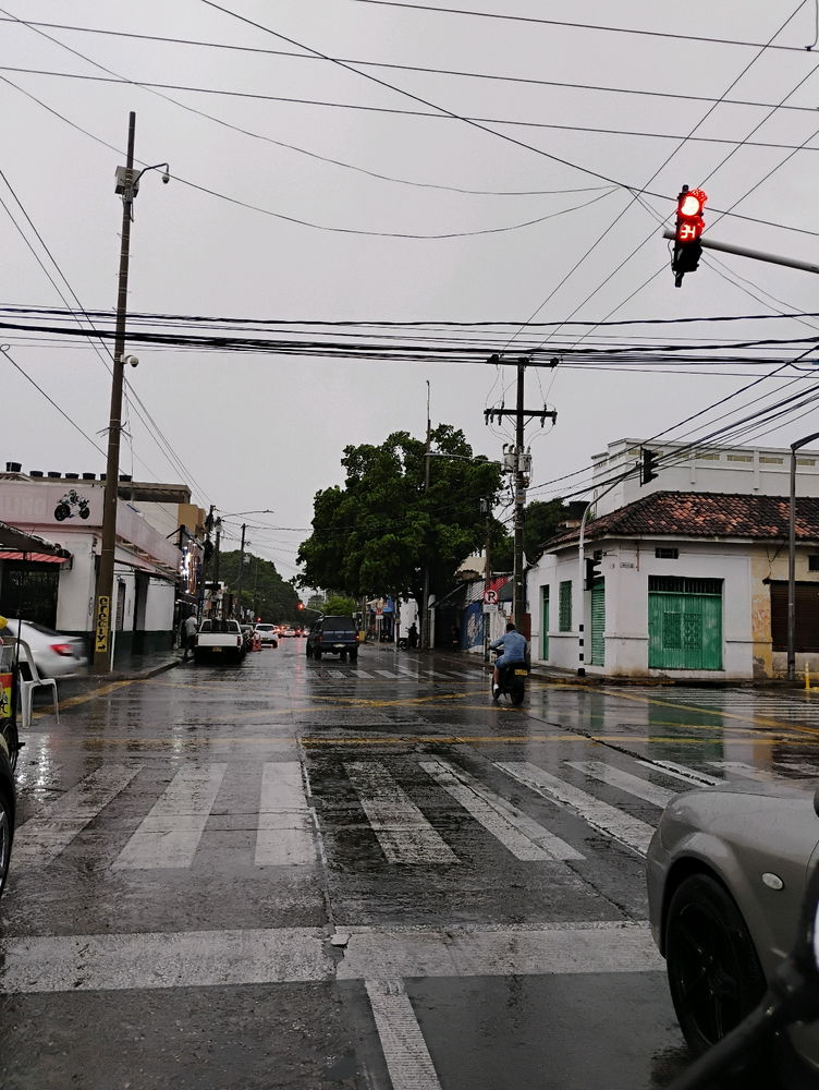 Hermoso día lluvioso