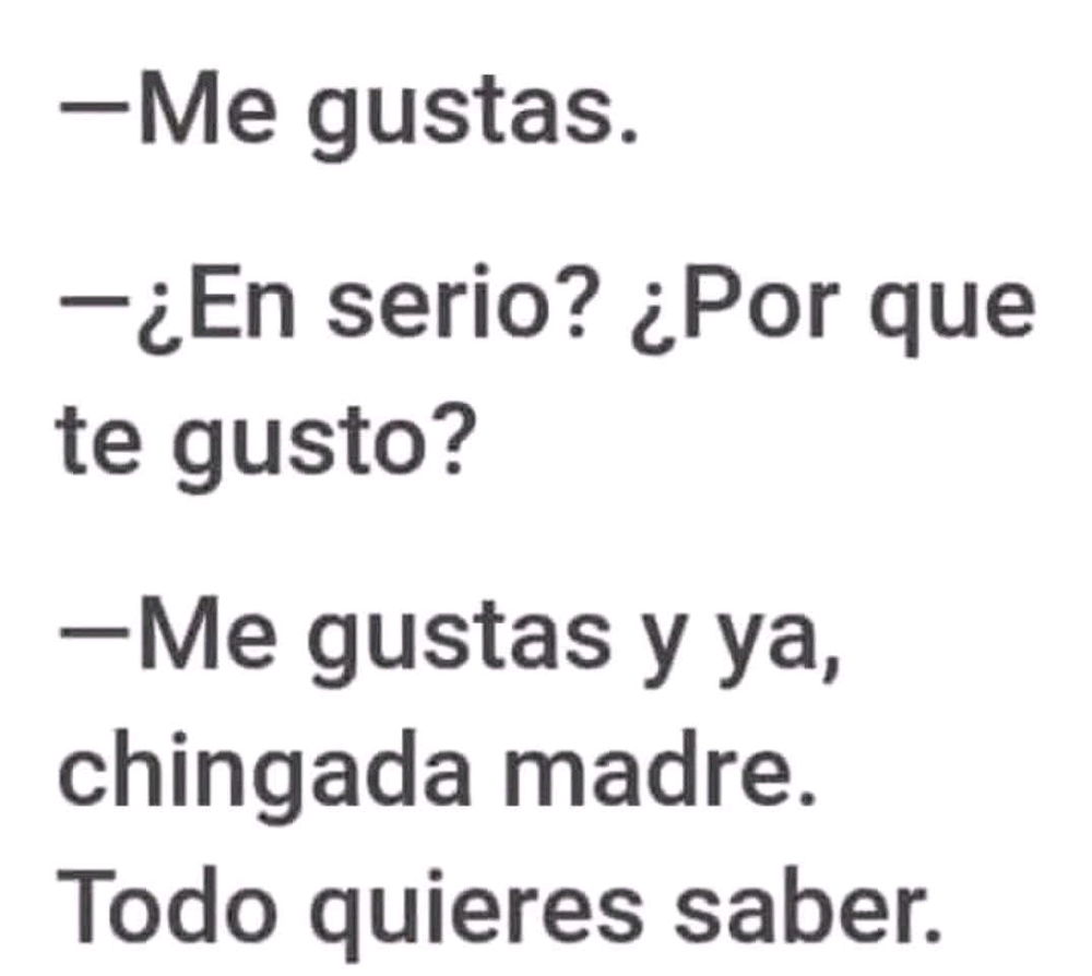 A veces es solo porque si