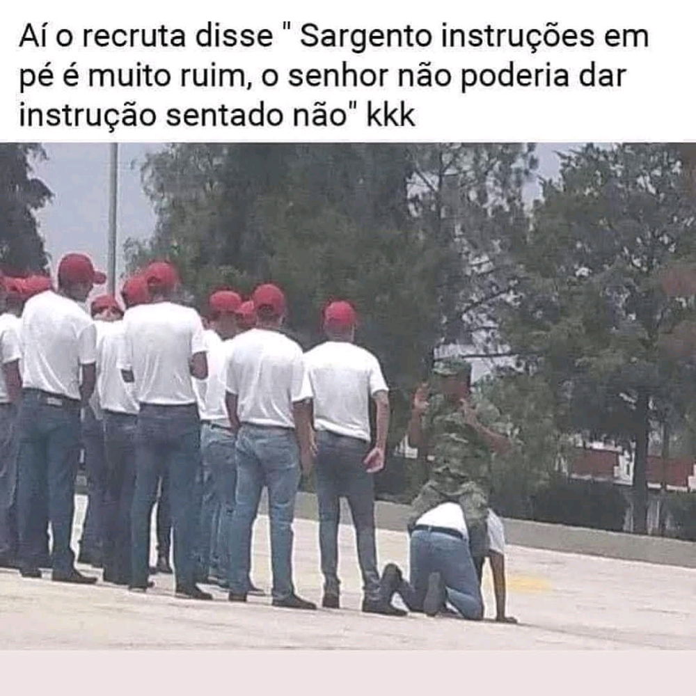 Bisonho kkkk