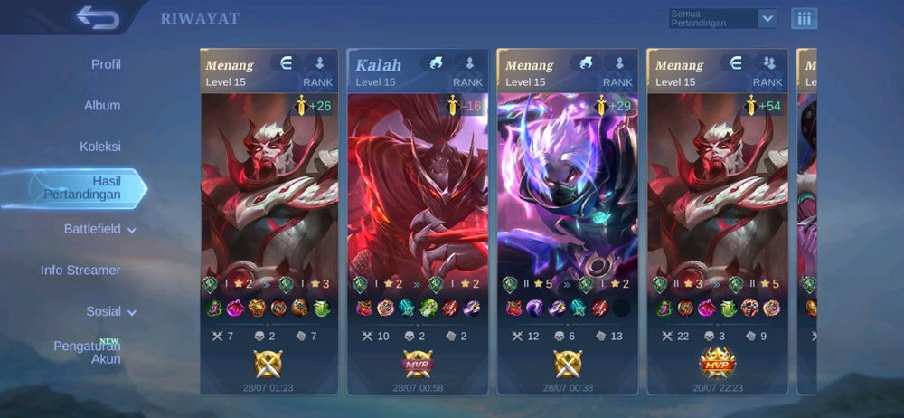 Emang serem di legend