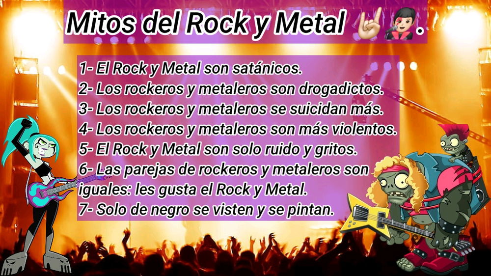 Mitos del Rock y Metal ✨❤️.