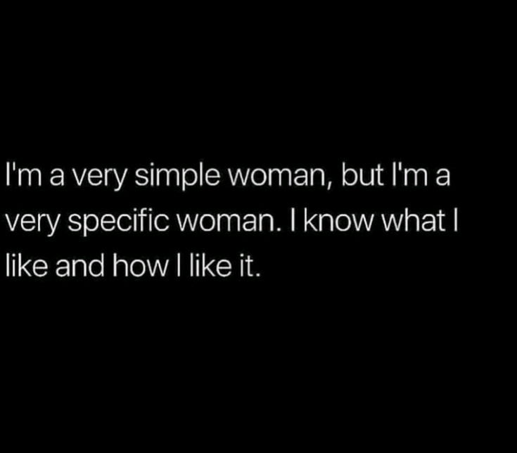 always know what you want 💯