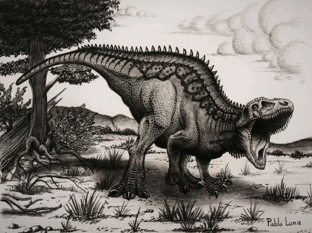 El Despertar del Acrocanthosaurus. - Pablo Luna.