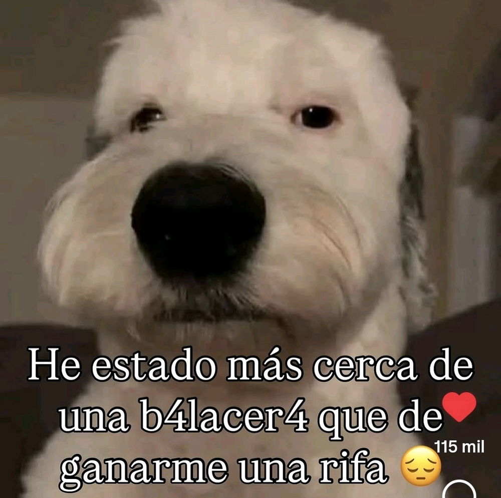 Mi suerte :/