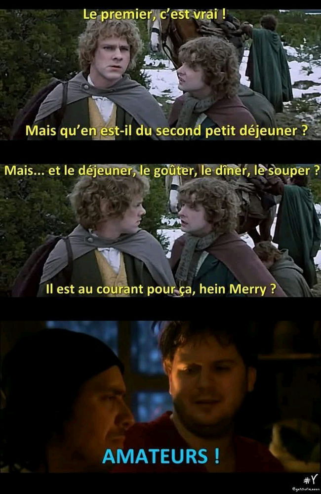 Quel est la différence entre un Comtois et un hobbit ?