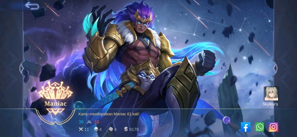 First maniac with Badang