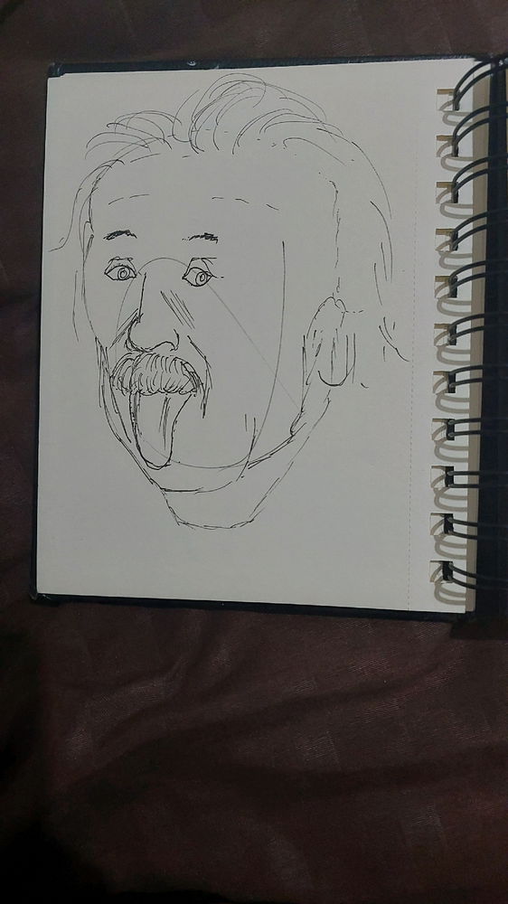 after multiple failed attempts to sketch atleast one thing a day... i gave in and drew what i draw best- me kisi ka sapna hun.. jo aaj ban chuka hun sach.. ab ye mera sapna hai ki sabke sapne sach me karunnnn...... 😬