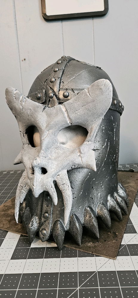 Eva Foam Fantasy Helmet Commission Progress...