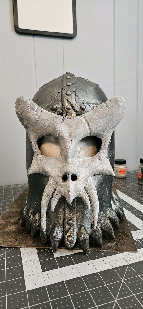 Eva Foam Fantasy Helmet Commission Progress...