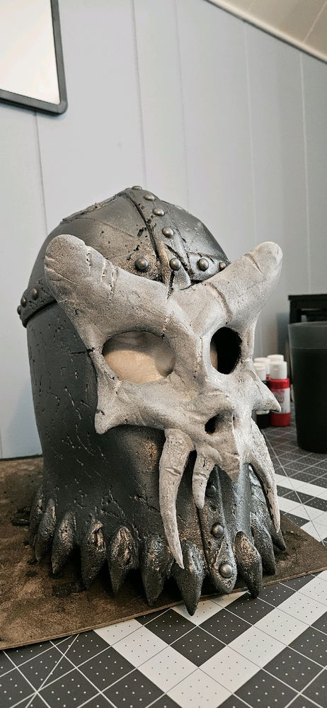 Eva Foam Fantasy Helmet Commission Progress...