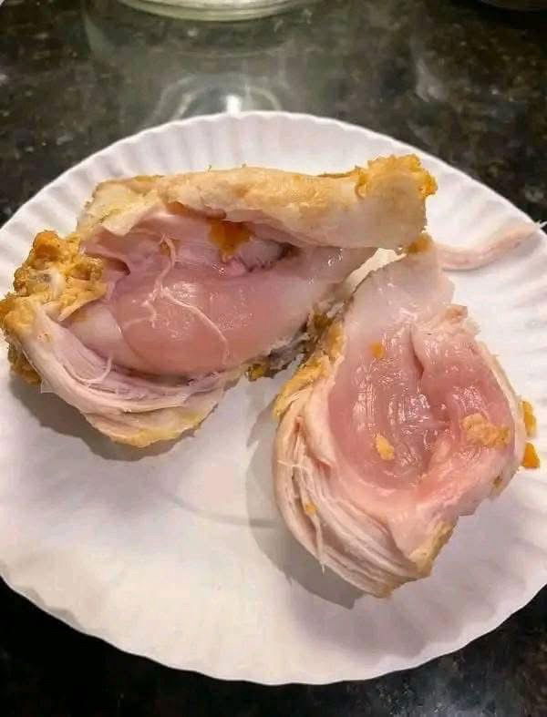 I like my chicken rare