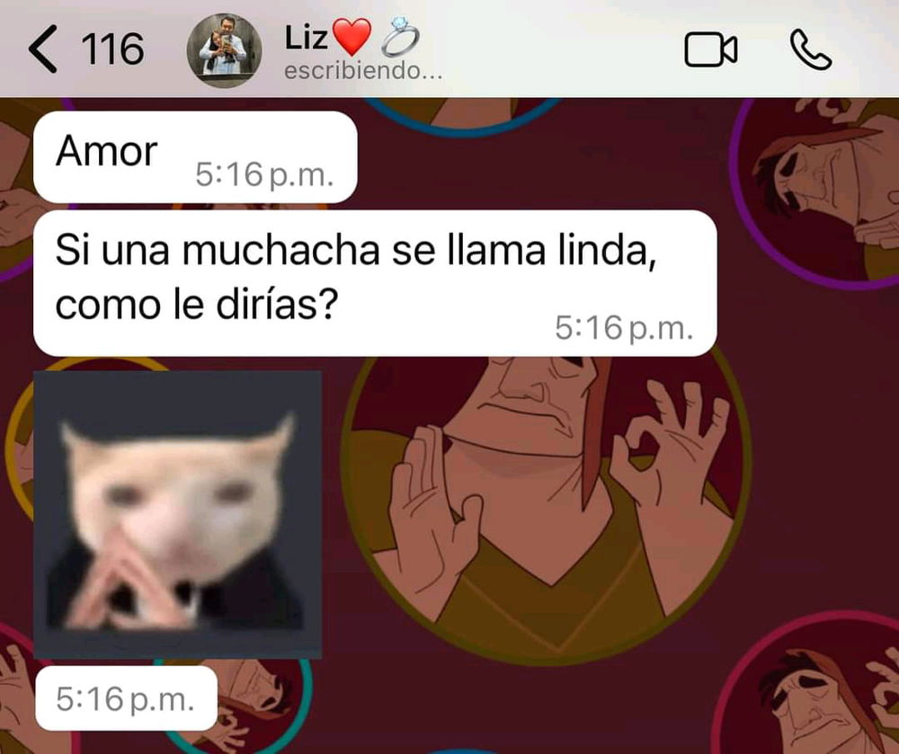 Por su segundo nombre 🗿