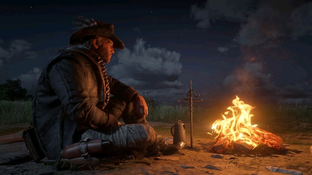 Siéntate un rato vaquero. Todo saldrá bien. Red Dead Redemption 2.