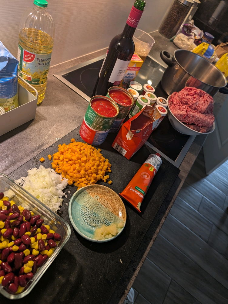 Heute Mal nen großen Topf voll Chili gekocht 😄