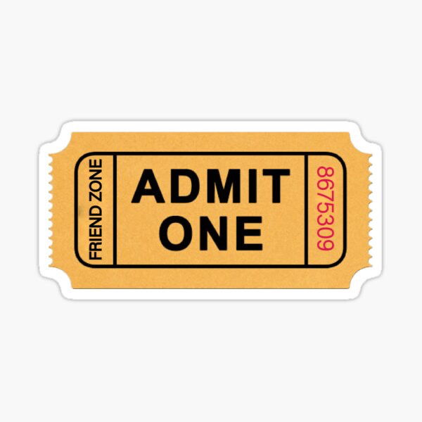 You know what guys dread? One of their worst dating fears? It’s not only or simply rejection. They don’t like the dreaded: FRIEND-ZONE. From now on, I’m going to carry some of these and virtually send guys these whenever I deem them in the “friend zone.” So if you receive one, you’re still lucky. 😂