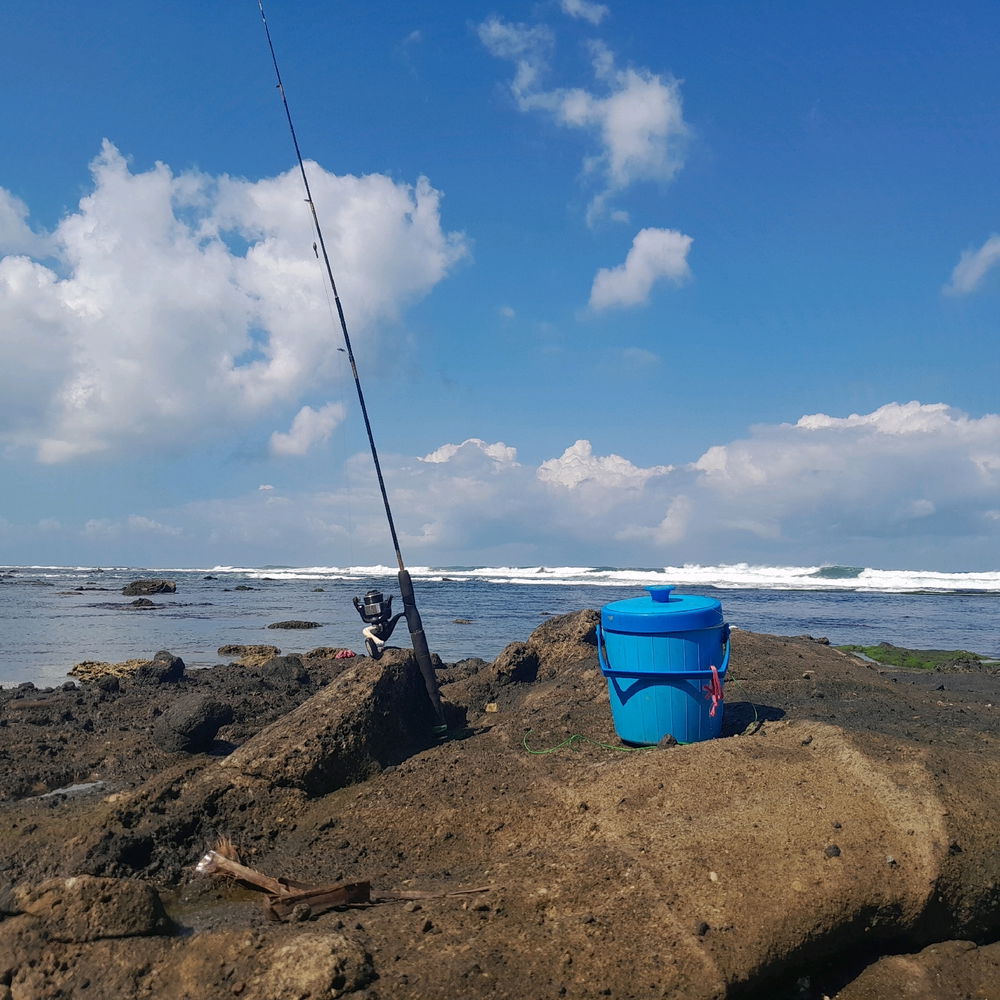 Lets go fishing at the beach when you are stressed, it is safe for the environment, give you peace, and you can enjoy the beautiful view.