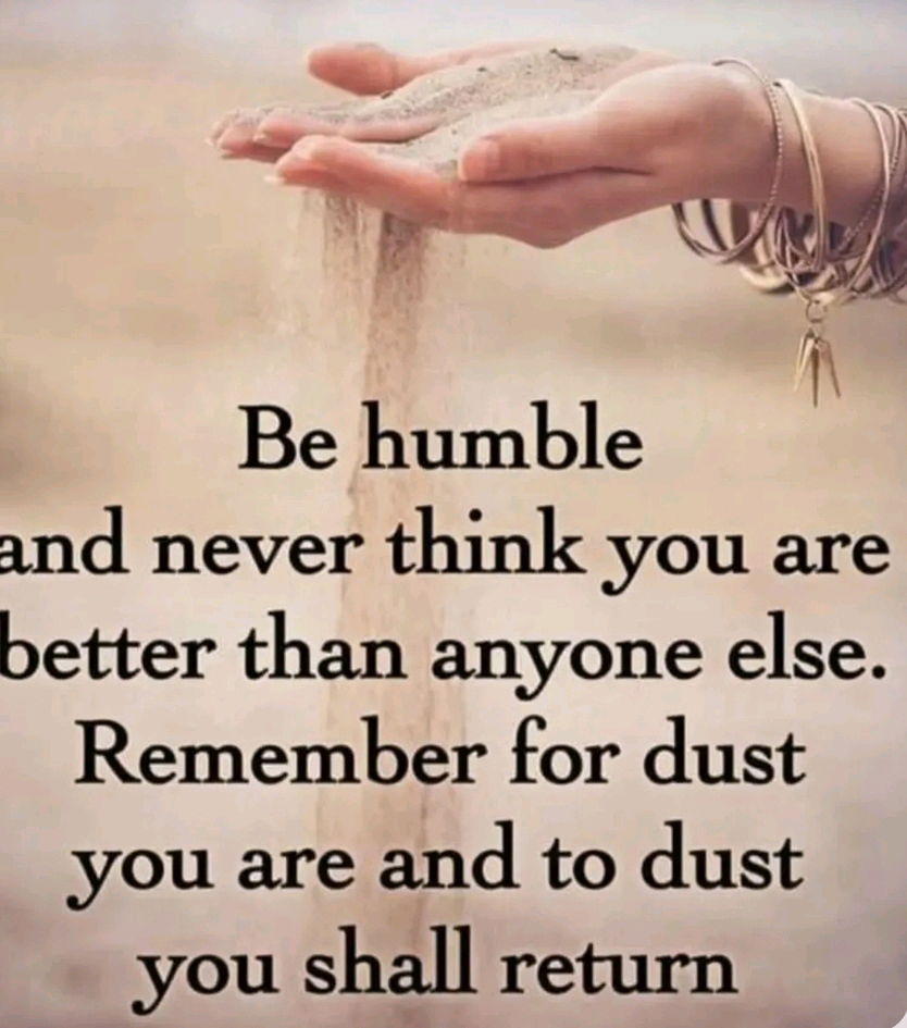 Be humble and respectful... Kindness costs nothing... 

🌻✨️🌿🕊🫂🤍💛