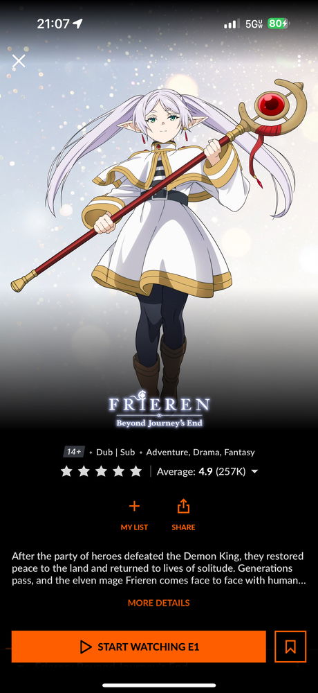The anime I’m almost willing to read the manga to but keep resisting from doing so!