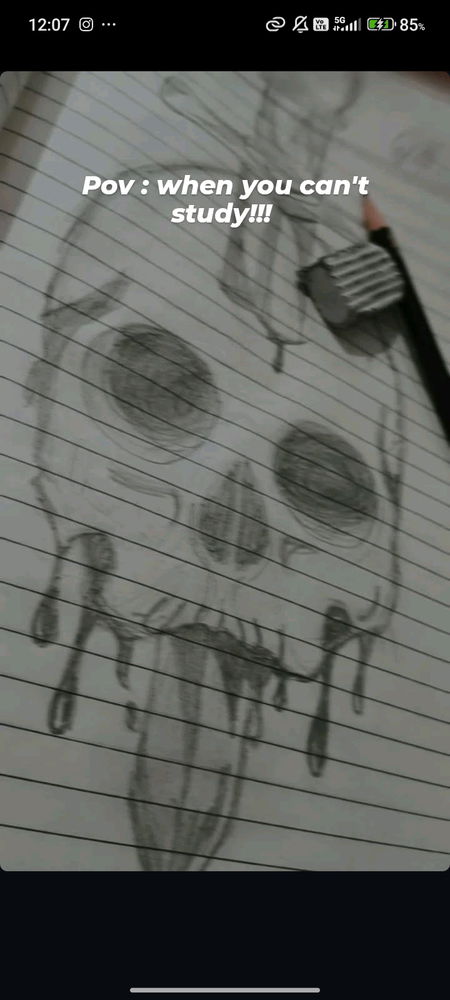 When i can't study