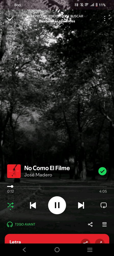 No como el filme
