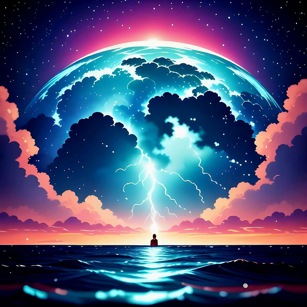 This vast ocean...