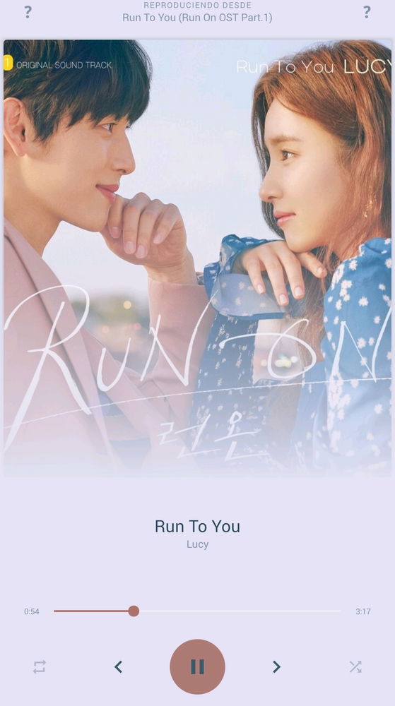 Despertando con run to you♥️