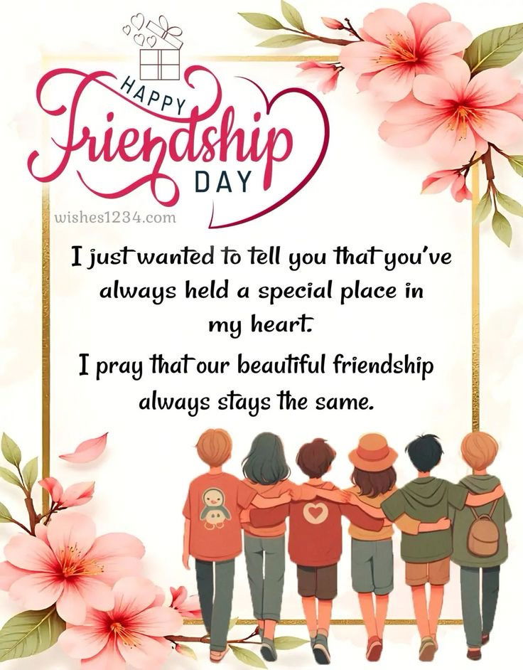 Today is international friendship day