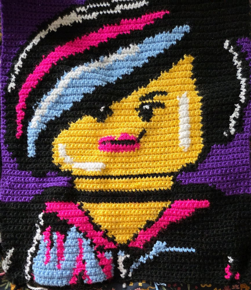 4 days later here is my crocheted LEGO Lucy