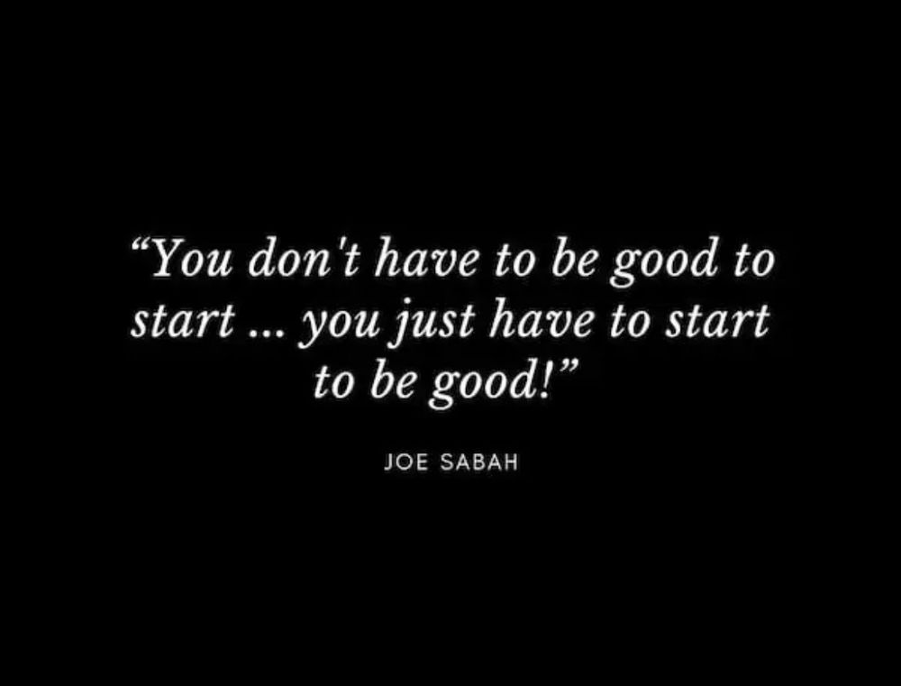 Just do it!