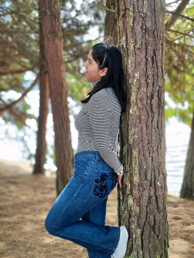 en la isla 🌲🌲🏞️ de visita