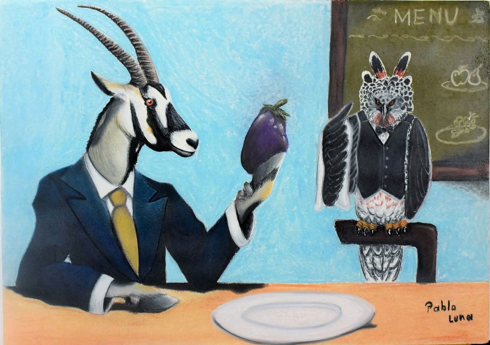El Comensal y el Mesero. - Pablo Luna.