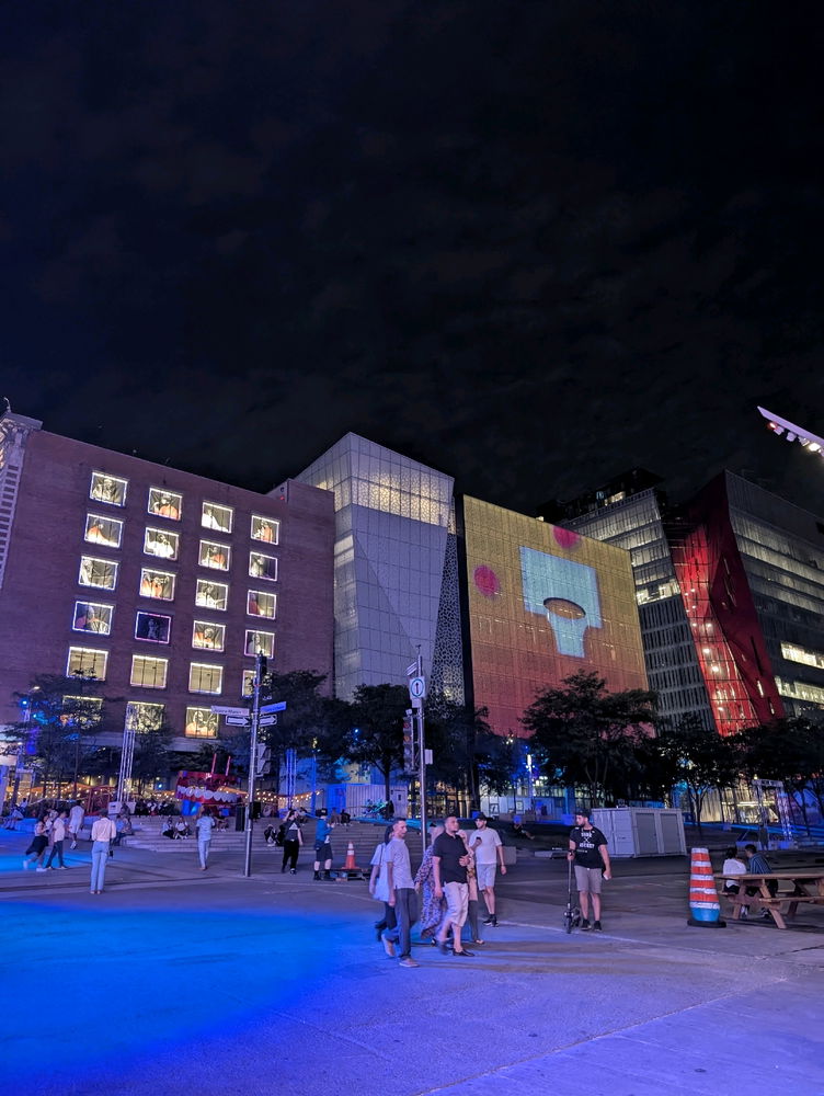 Montreal at night is a beautiful city!