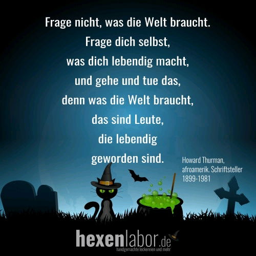 Was die Welt braucht...
