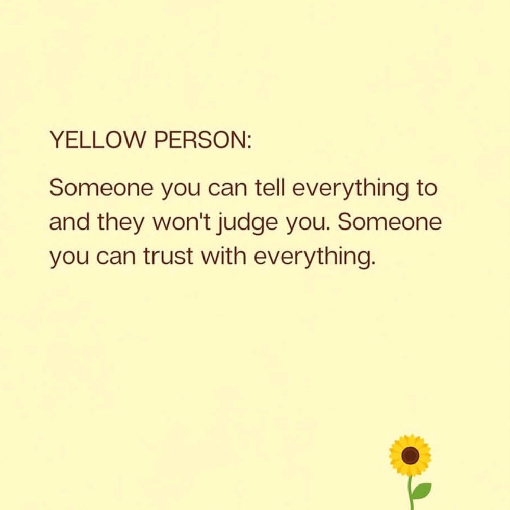 Who's your yellow?🌻🌻