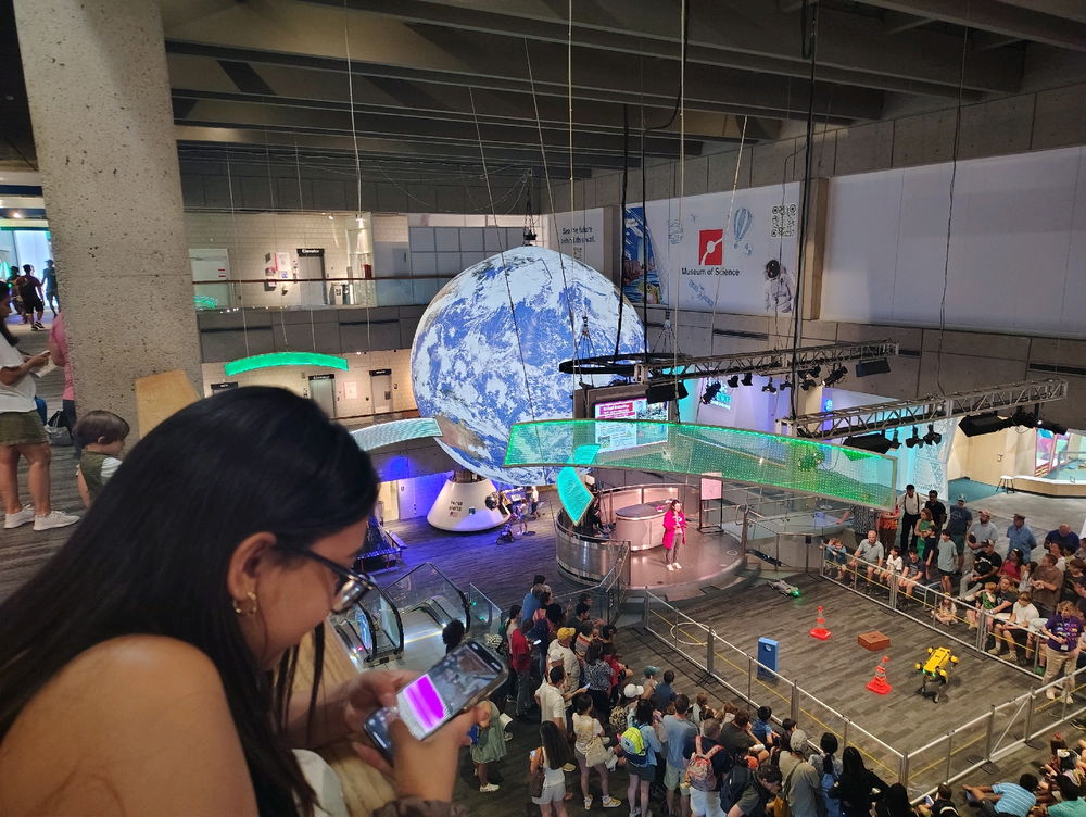 Love going to the Boston science museum