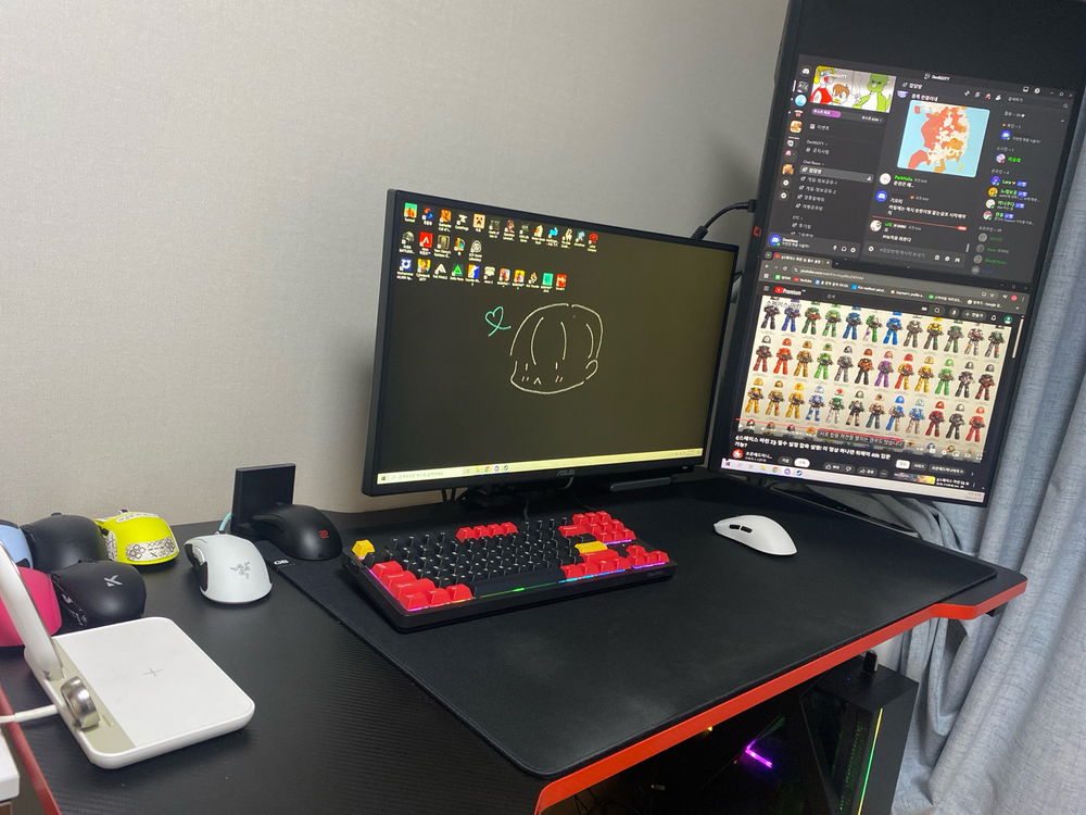 Changed gaming setup